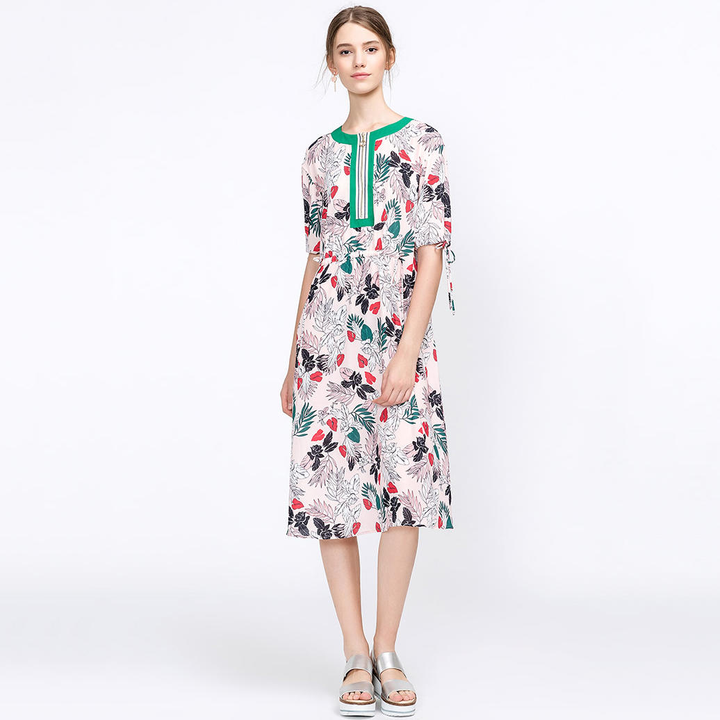 printing woman dress summer 2018