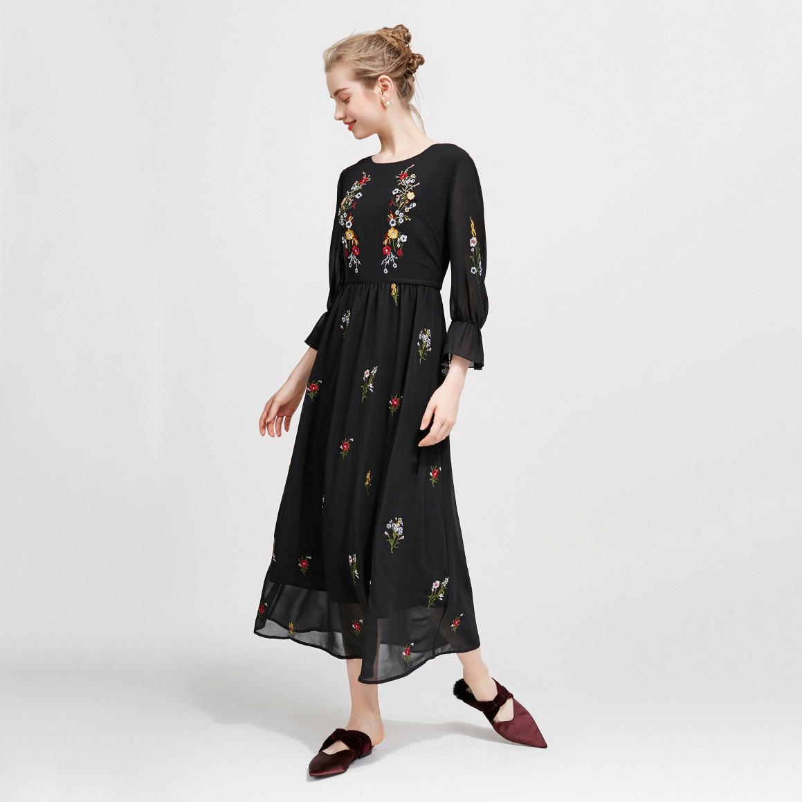 printing woman dress summer 2018