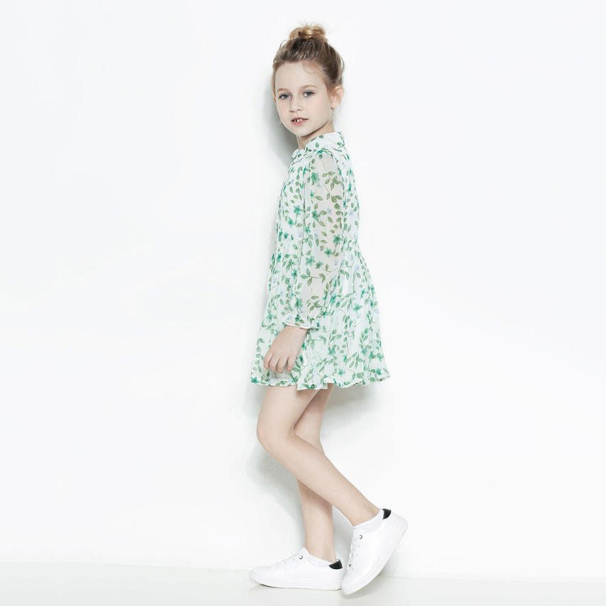 kids clothes printing dress